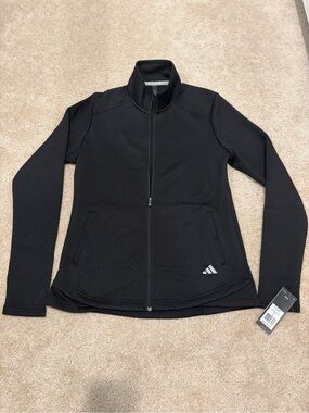 adidas Women’s Black Full-Zip Training Jacket